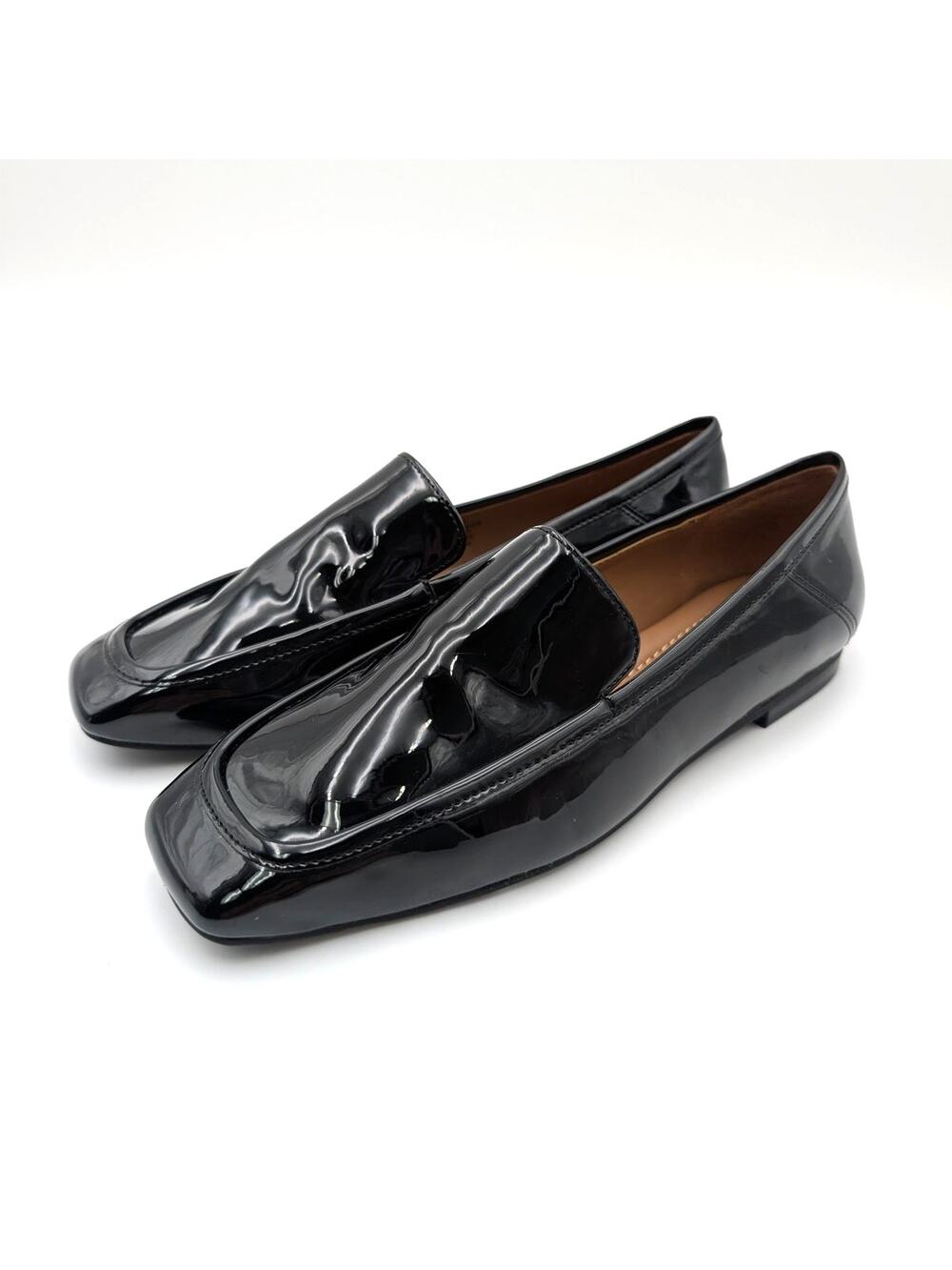 Nordstrom Rack Franny Loafer Shoes Women's Black Patent Size US5M EU35